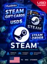 USD Steam Wallet Card Order
