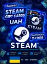 UAH Steam Wallet Gift Card Ukraine - Sử dụng mua game giá rẻ tại Ukraina